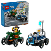 Lego 60459 City Airplane Vs. Hospital Bed Race Car Pack (70 Pieces)