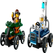 Lego 60459 City Airplane Vs. Hospital Bed Race Car Pack (70 Pieces)