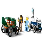 Lego 60459 City Airplane Vs. Hospital Bed Race Car Pack (70 Pieces)