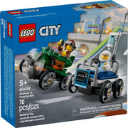 Lego 60459 City Airplane Vs. Hospital Bed Race Car Pack (70 Pieces)