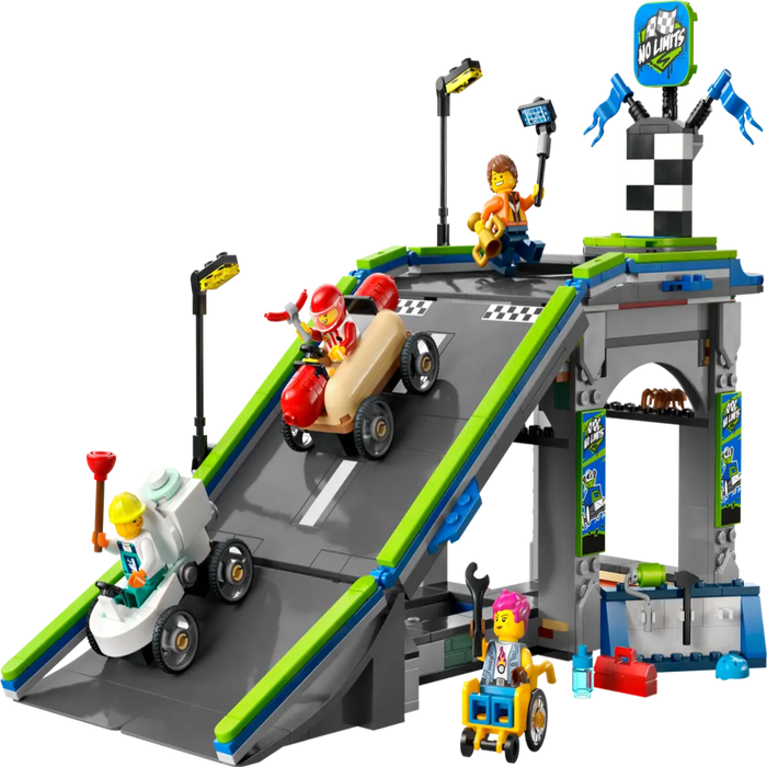 Lego Car Racing Down Ramp Lego 60460 City No Limits Race Car Ramp Track (436 Pieces) — Toycra