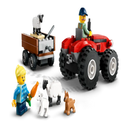 Lego 60461 City Red Farm Tractor With Trailer & Sheep (116 Pieces)