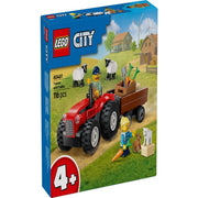 Lego 60461 City Red Farm Tractor With Trailer & Sheep (116 Pieces)