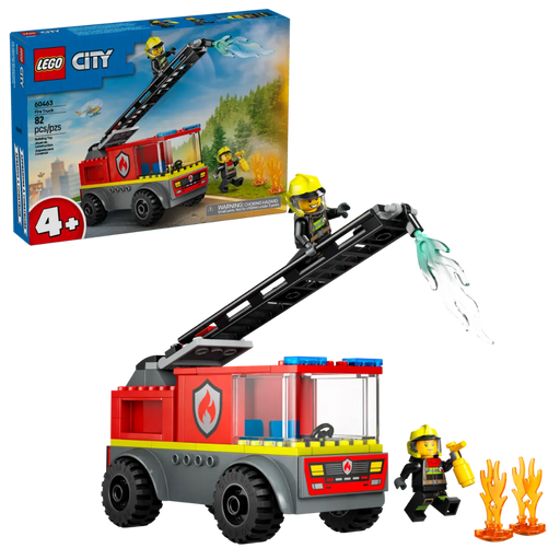 Lego 60463 City Fire Ladder Truck (82 Pieces)-Construction-LEGO-Toycra