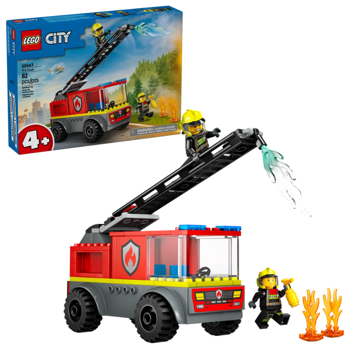 Lego 60463 City Fire Ladder Truck (82 Pieces)-Construction-LEGO-Toycra