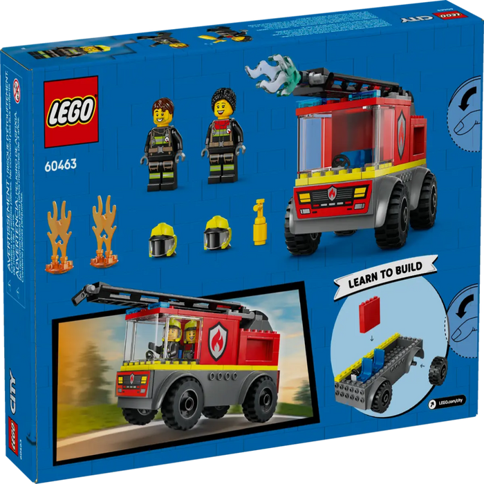 Fire Ladder Truck Small Lego Fire Truck Lego 60463 City Fire