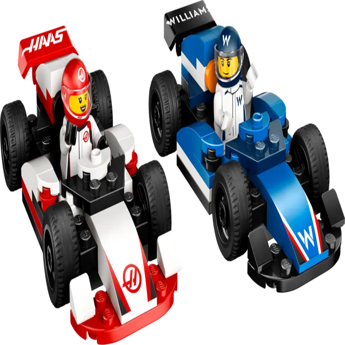 Lego 60464 City F1 Williams Racing & Haas F1 Race Cars (92 Pieces)-Construction-LEGO-Toycra