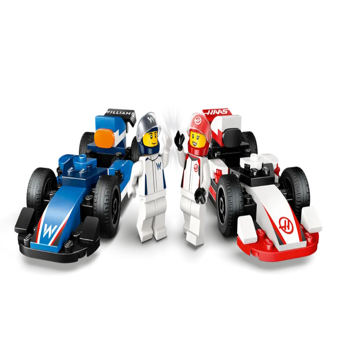 Lego 60464 City F1 Williams Racing & Haas F1 Race Cars (92 Pieces)-Construction-LEGO-Toycra