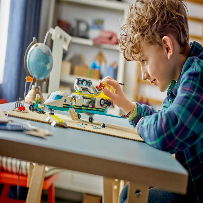 Lego 60465 City Emergency Air Ambulance Airplane (403 Pieces)-Construction-LEGO-Toycra