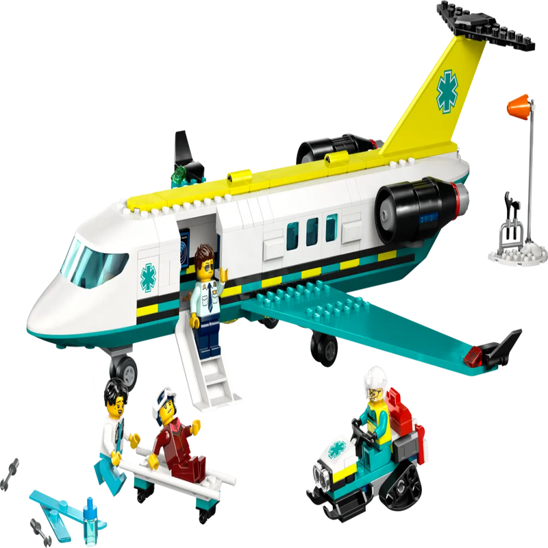 Lego 60465 City Emergency Air Ambulance Airplane (403 Pieces)