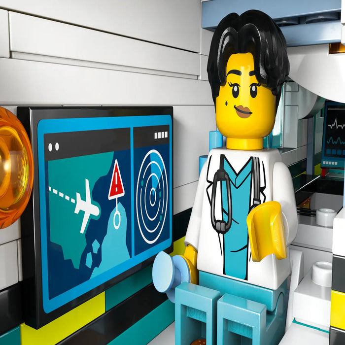 Lego 60465 City Emergency Air Ambulance Airplane (403 Pieces)-Construction-LEGO-Toycra