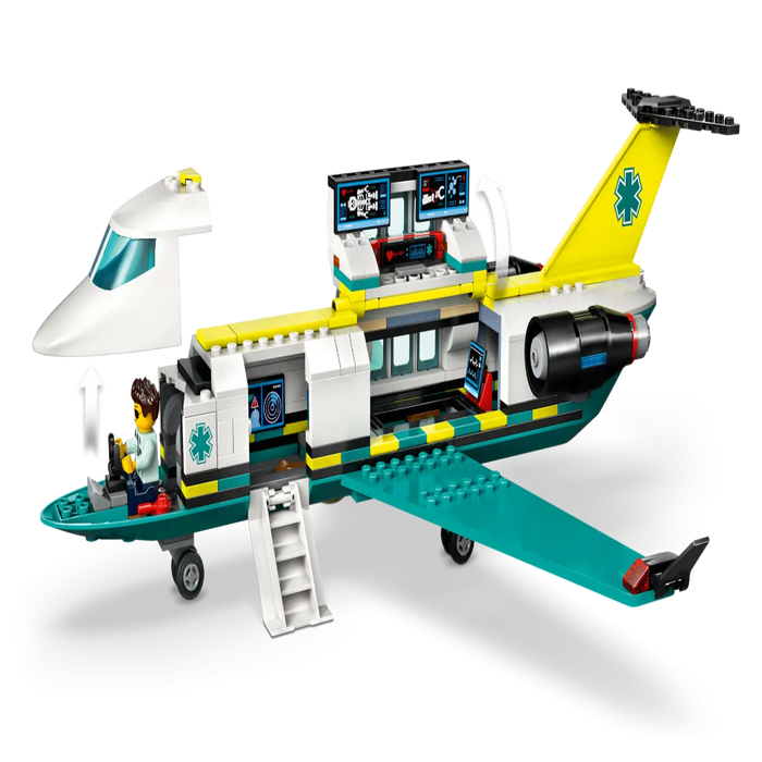 Lego 60465 City Emergency Air Ambulance Airplane (403 Pieces)-Construction-LEGO-Toycra