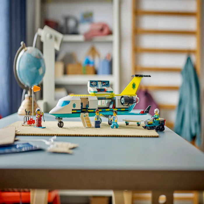 Lego 60465 City Emergency Air Ambulance Airplane (403 Pieces)-Construction-LEGO-Toycra