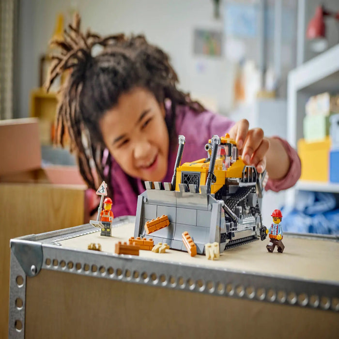 Lego 60466 City Yellow Bulldozer (682 Pieces)-Construction-LEGO-Toycra