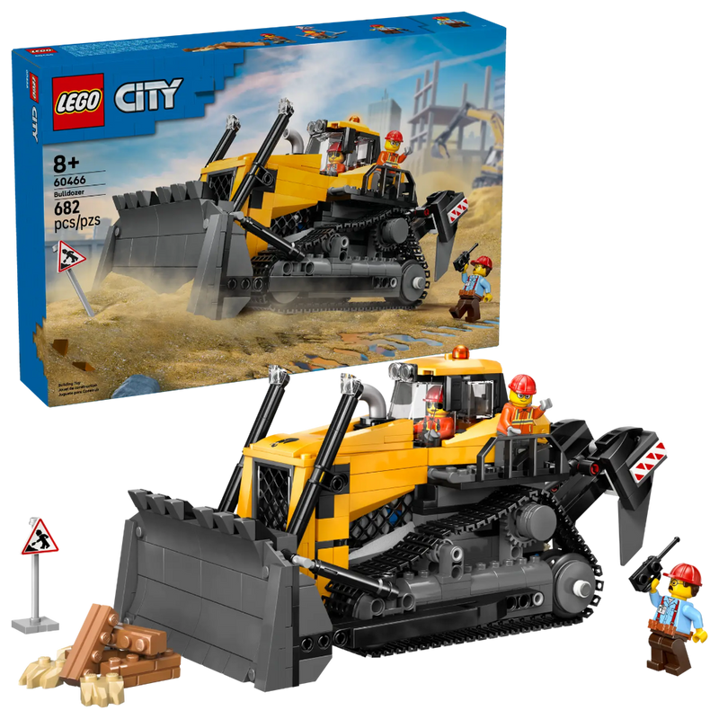 Lego 60466 City Yellow Bulldozer (682 Pieces)