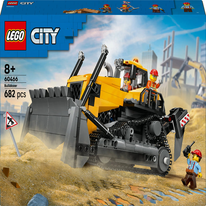 Lego 60466 City Yellow Bulldozer (682 Pieces)-Construction-LEGO-Toycra