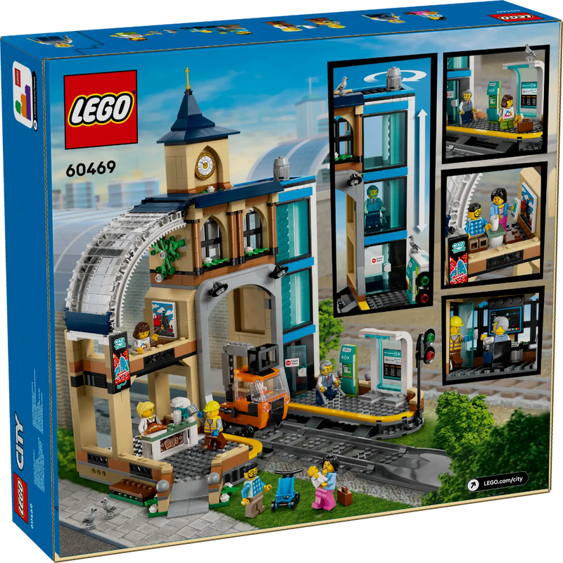 Lego 60469 City Central Train Station (752 Pieces)