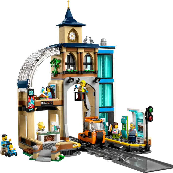 Lego 60469 City Central Train Station (752 Pieces)-Construction-LEGO-Toycra