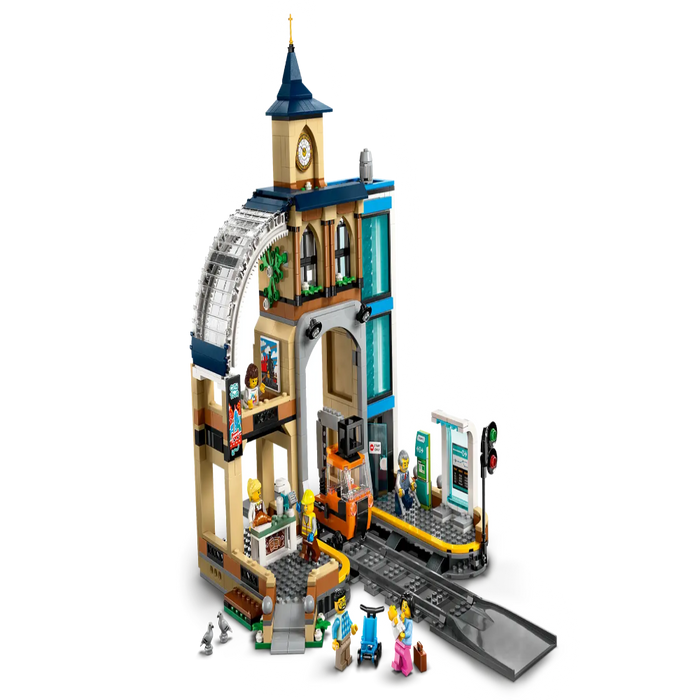 Lego 60469 City Central Train Station (752 Pieces)-Construction-LEGO-Toycra