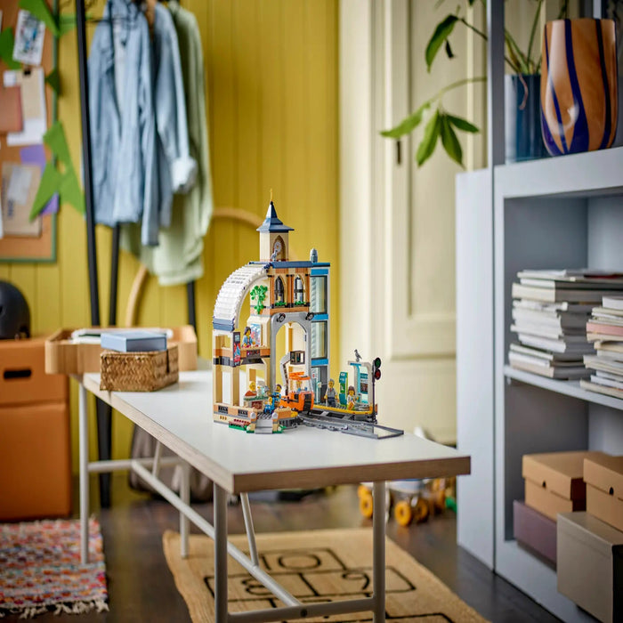 Lego 60469 City Central Train Station (752 Pieces)-Construction-LEGO-Toycra