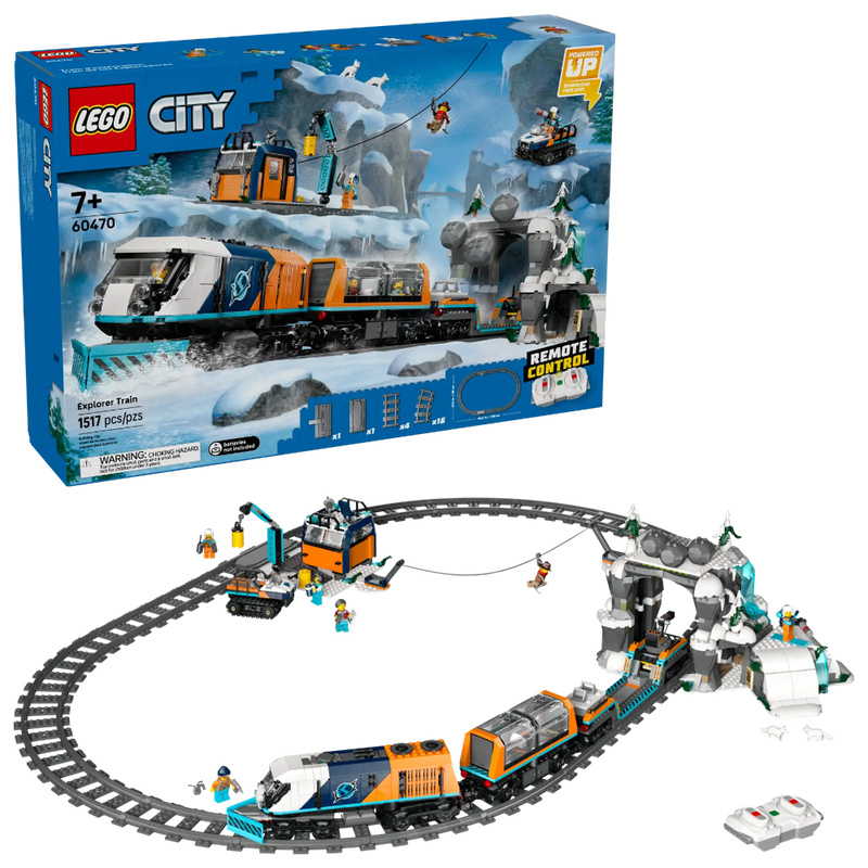 Lego 60470 City Explorers' Arctic Polar Express Train (1517 Pieces)