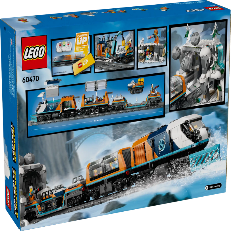 Lego 60470 City Explorers' Arctic Polar Express Train (1517 Pieces)