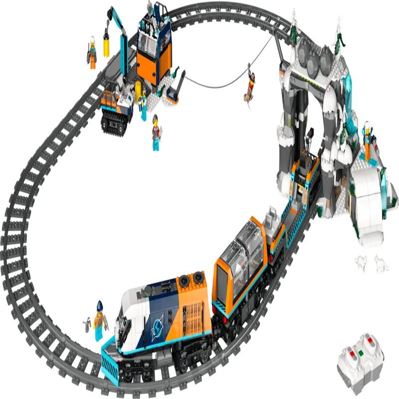 Lego 60470 City Explorers' Arctic Polar Express Train (1517 Pieces)