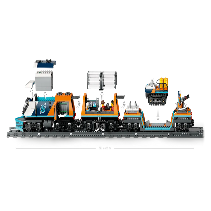 Lego 60470 City Explorers' Arctic Polar Express Train (1517 Pieces)