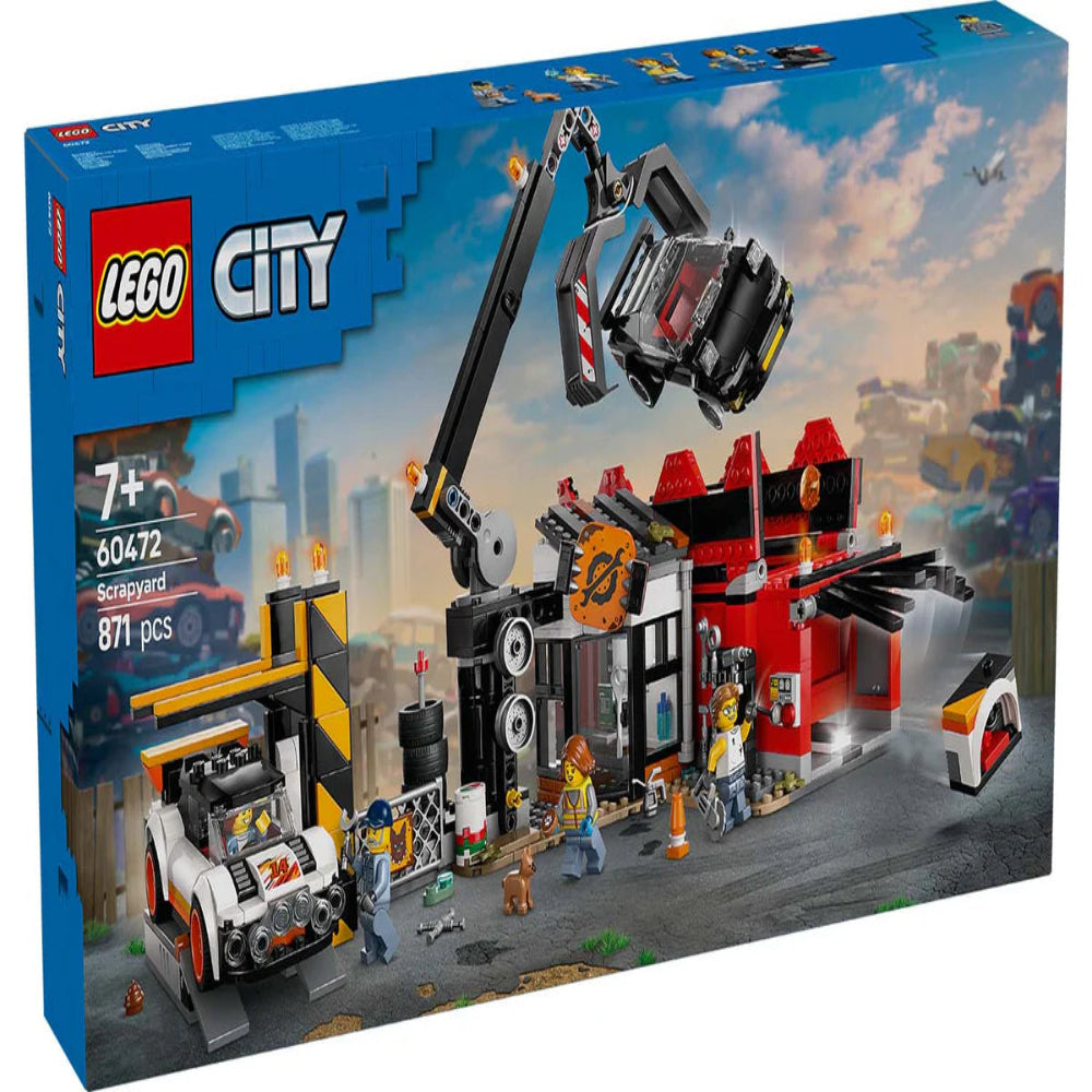 Lego 60472 City Scrapyard with Cars (871 Pieces)