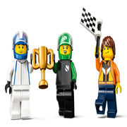 Lego 60474 City F1 Grid With VCARB & Sauber Race Cars (313 Pieces)