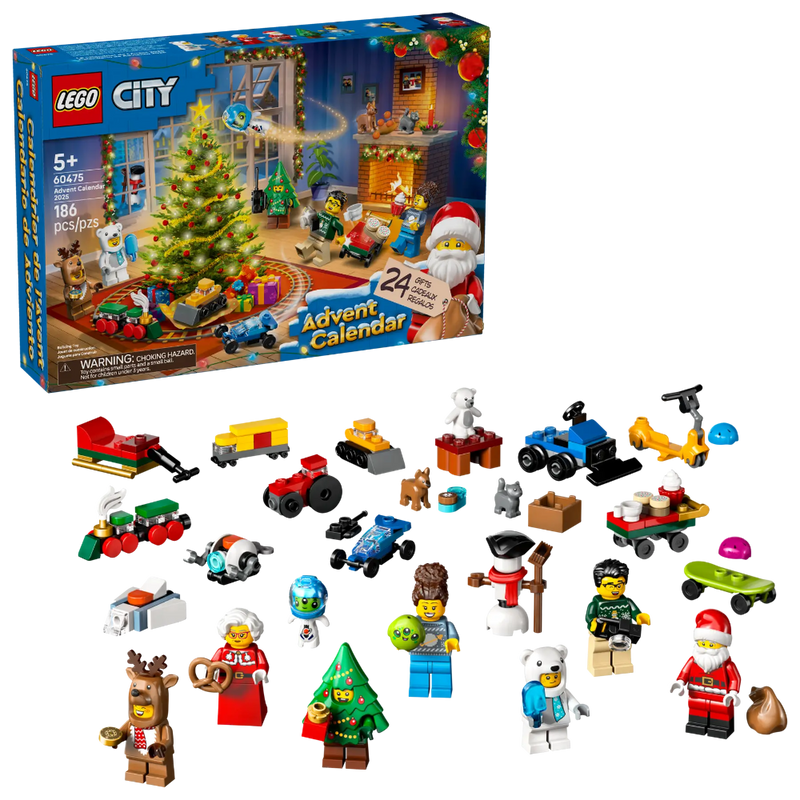 Lego 60475 City Advent Calendar 2025 (186 Pieces)