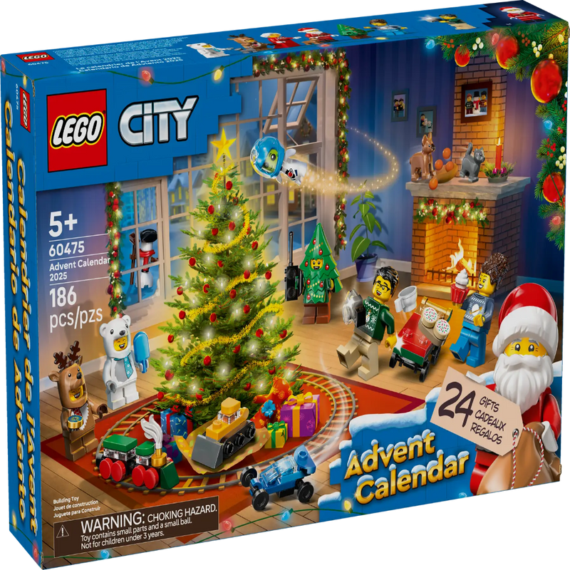 Lego 60475 City Advent Calendar 2025 (186 Pieces)