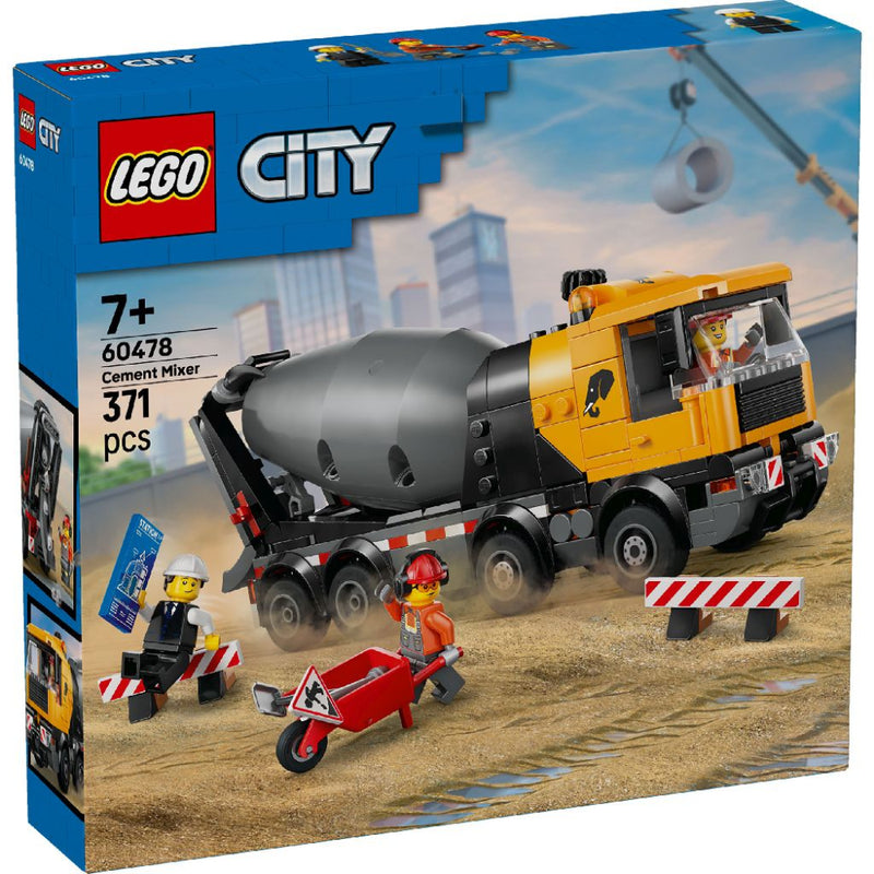 Lego 60478 City Cement Mixer (371 Pieces)