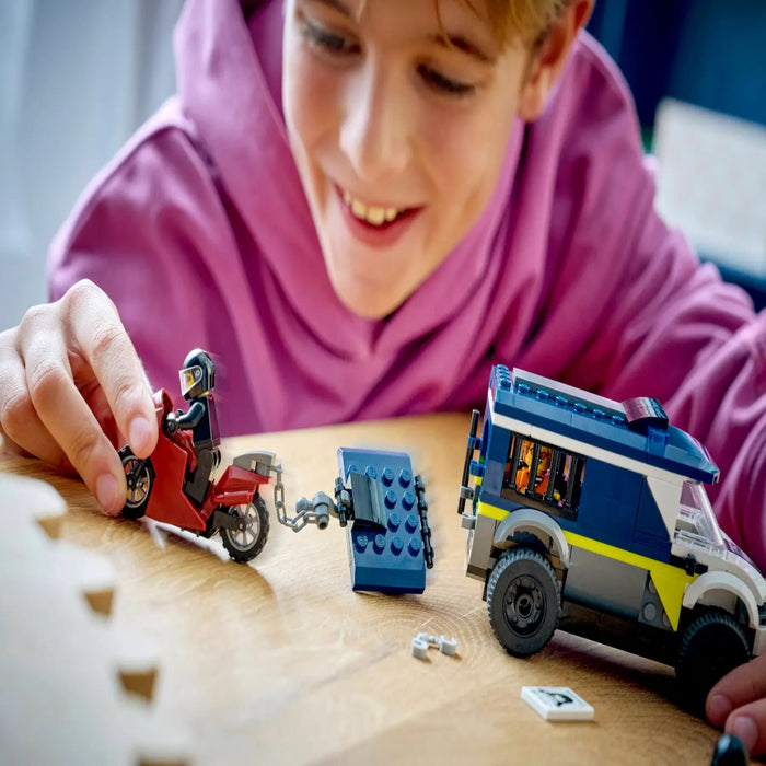 Lego 60479 City Police Prisoner Transport Van (198 Pieces)-Construction-LEGO-Toycra