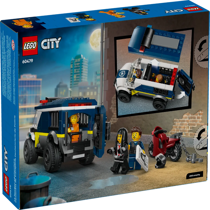 Lego 60479 City Police Prisoner Transport Van (198 Pieces)-Construction-LEGO-Toycra