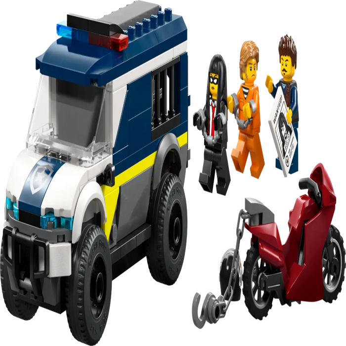 Lego 60479 City Police Prisoner Transport Van (198 Pieces)-Construction-LEGO-Toycra