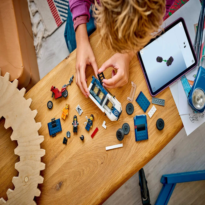 Lego 60479 City Police Prisoner Transport Van (198 Pieces)-Construction-LEGO-Toycra