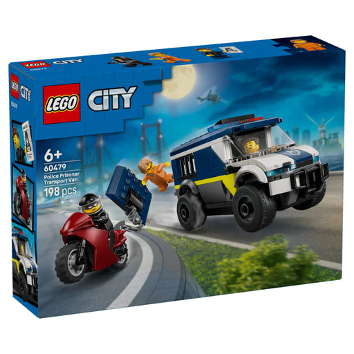 Lego 60479 City Police Prisoner Transport Van (198 Pieces)-Construction-LEGO-Toycra