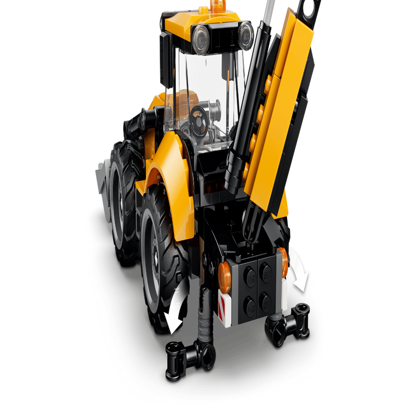 Lego 60480 City Yellow Backhoe Loader (301 Pieces)