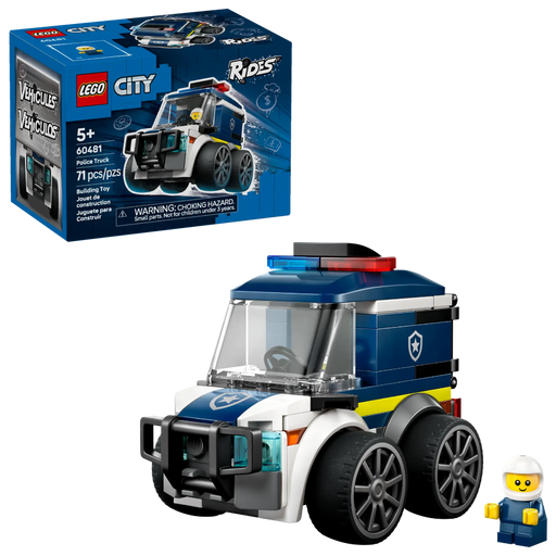 Lego 60481 City Rides – Police Truck (71 Pieces)-Construction-LEGO-Toycra