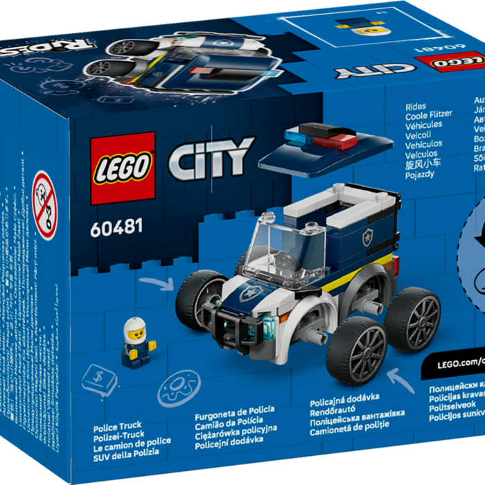 Lego 60481 City Rides – Police Truck (71 Pieces)-Construction-LEGO-Toycra