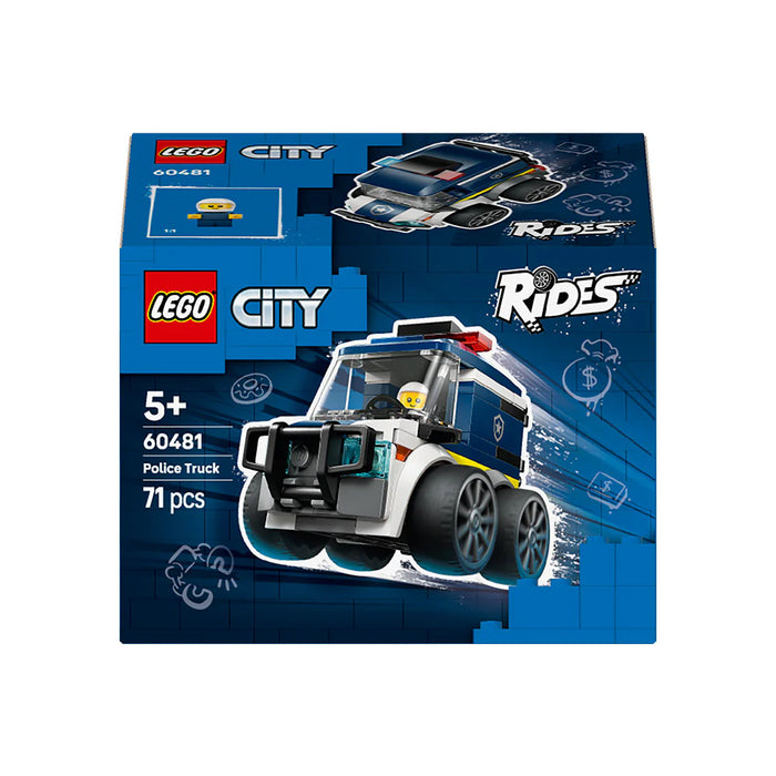Lego 60481 City Rides – Police Truck (71 Pieces)-Construction-LEGO-Toycra