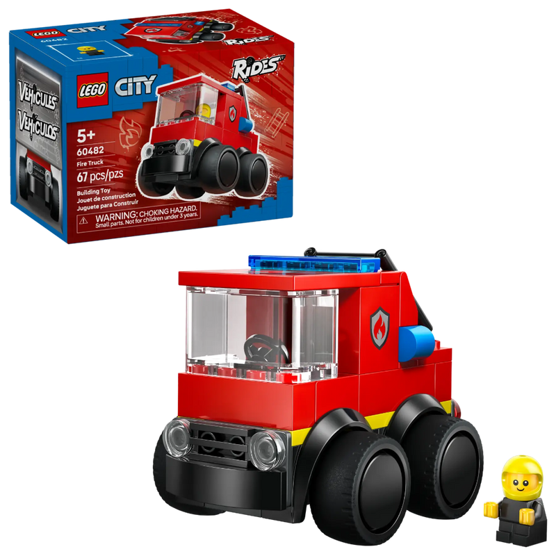 Lego 60482 City Rides – Fire Truck (67 Pieces)
