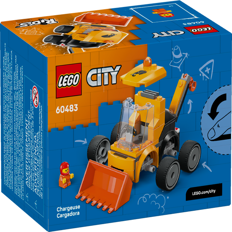 Lego 60483 City Rides – Construction Loader (61 Pieces)