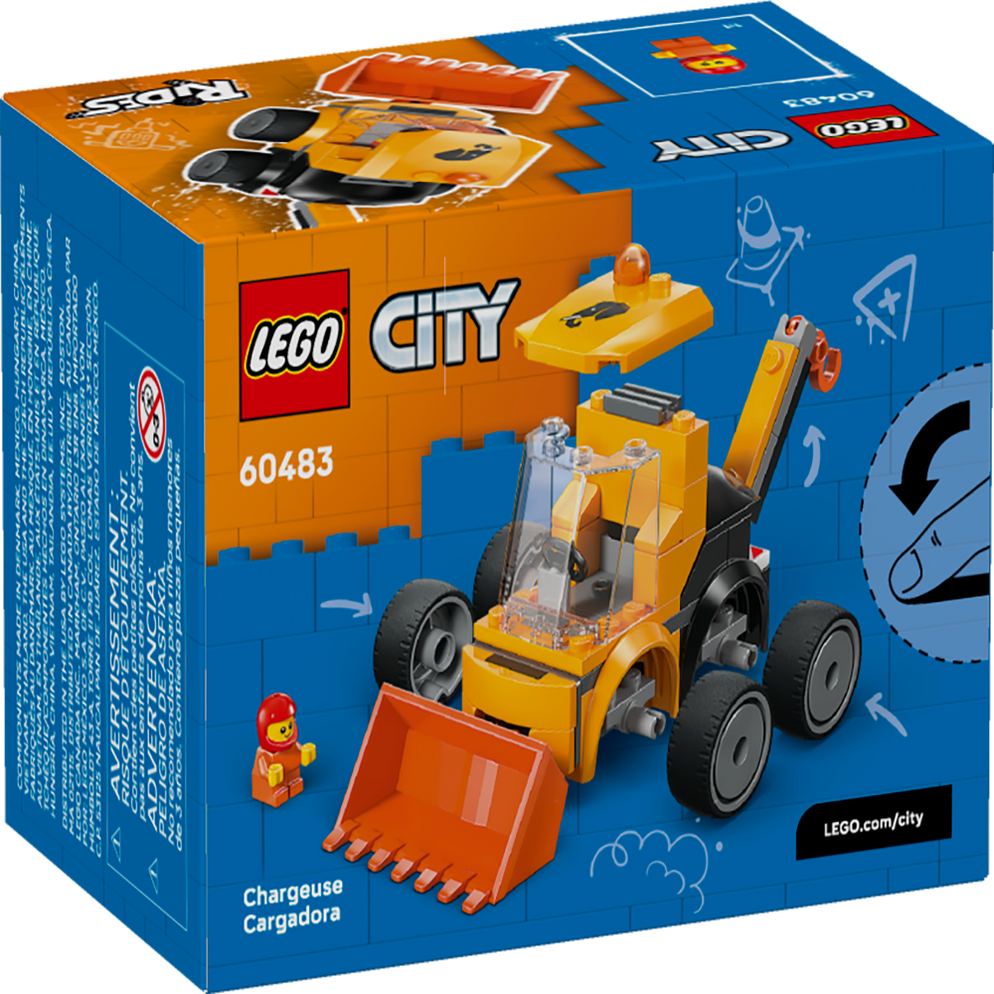 Lego 60483 City Rides – Construction Loader (61 Pieces) — Toycra