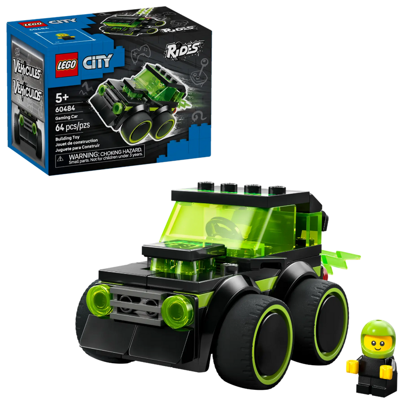 Lego 60484 City Rides – Gaming Race Car (64 Pieces)
