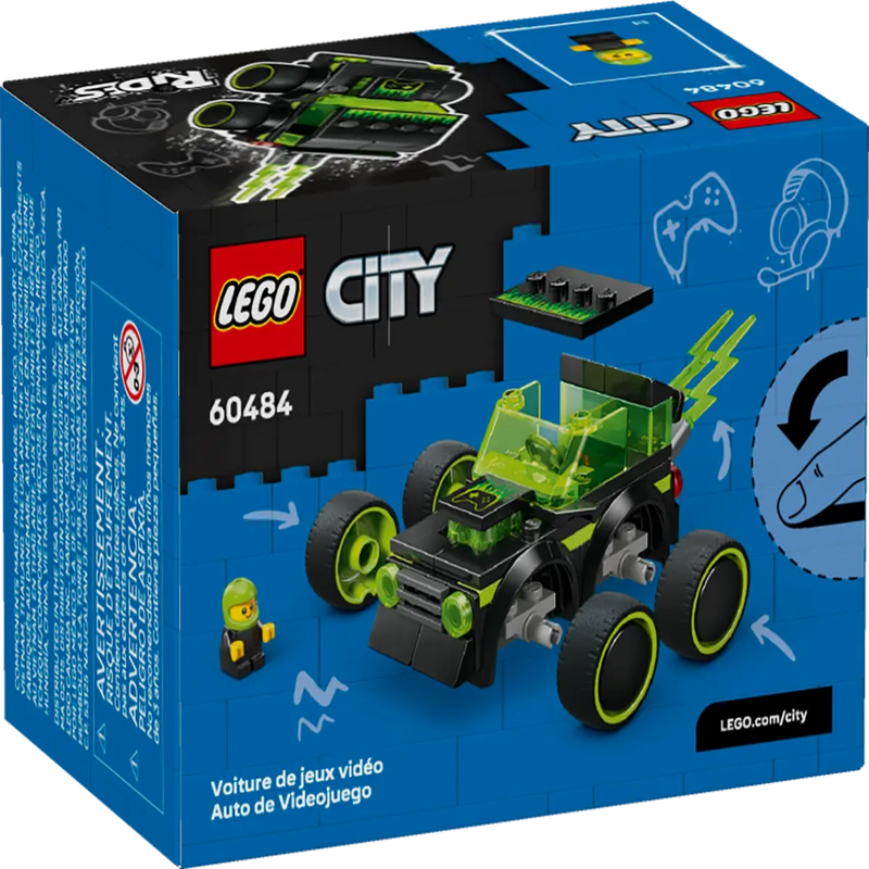 Lego 60484 City Rides – Gaming Race Car (64 Pieces)
