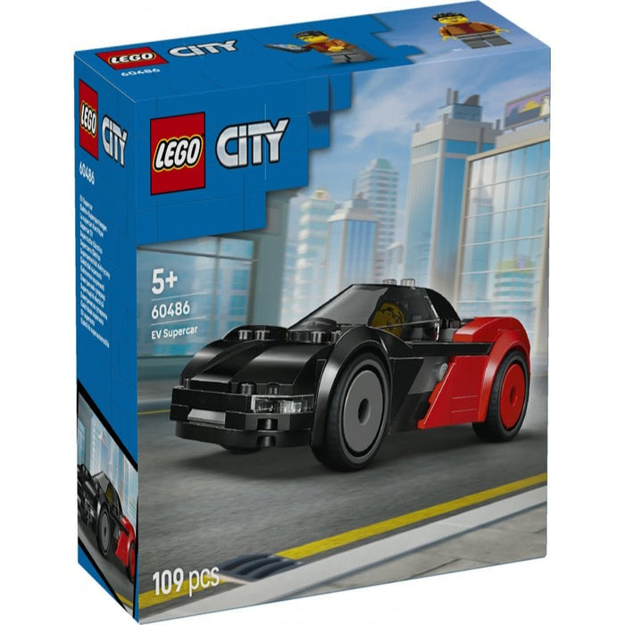 Lego 60486 City EV Supercar (109 Pieces)-Construction-LEGO-Toycra
