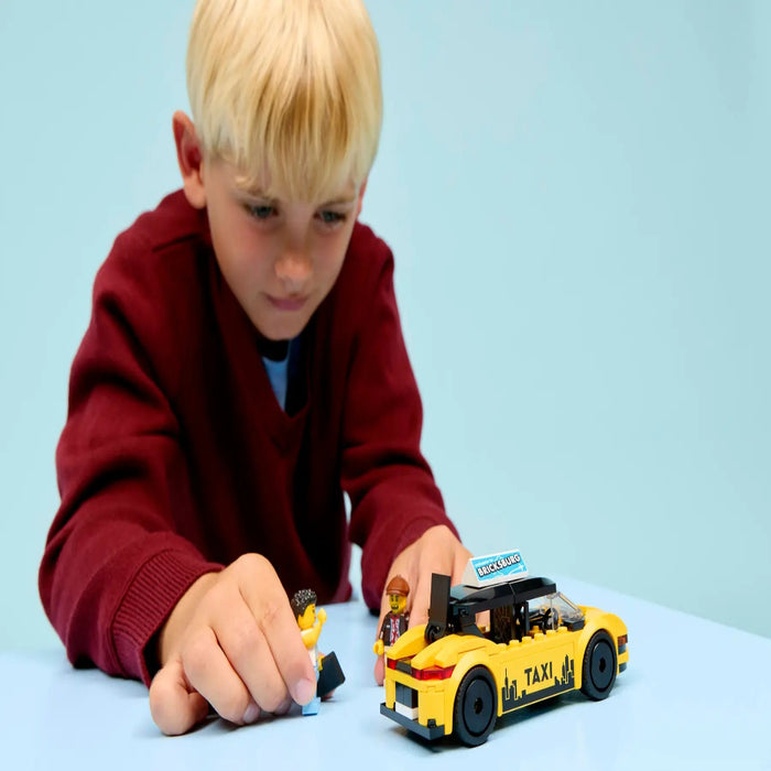 Lego 60487 City Yellow Taxi (122 Pieces)-Construction-LEGO-Toycra