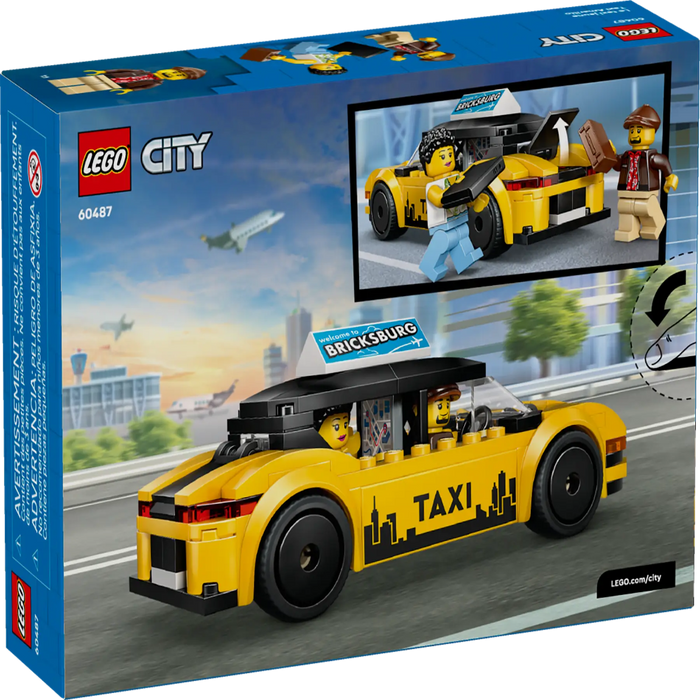 Lego 60487 City Yellow Taxi (122 Pieces)-Construction-LEGO-Toycra